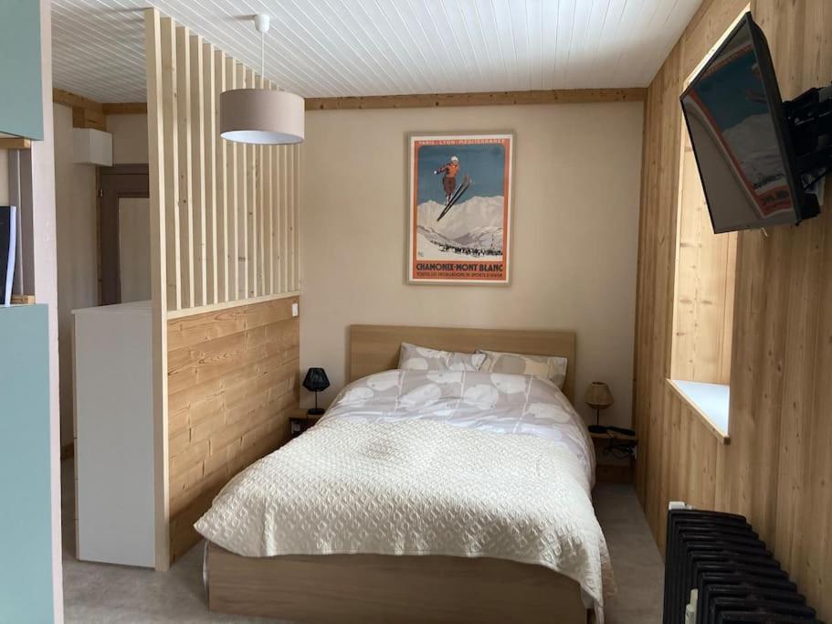 Studio Chaleureux Au Depart Des Sentiers Et Pistes De Ski Lajoux Kültér fotó